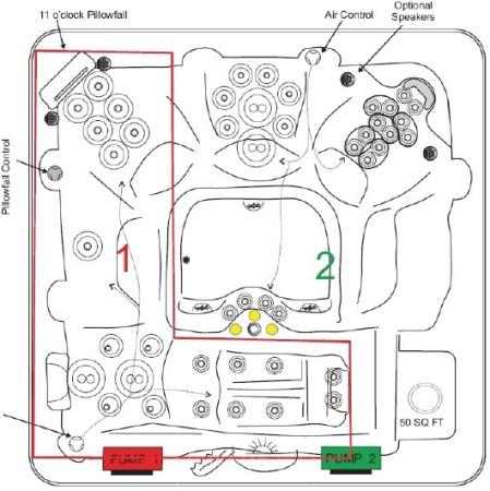 Спа бассейн Artesian Spas 746L DELUXE CLASS